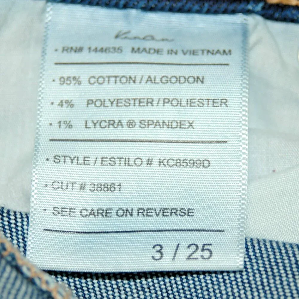 Kancan Jeans Size 3/25  Distressed Mid Rise